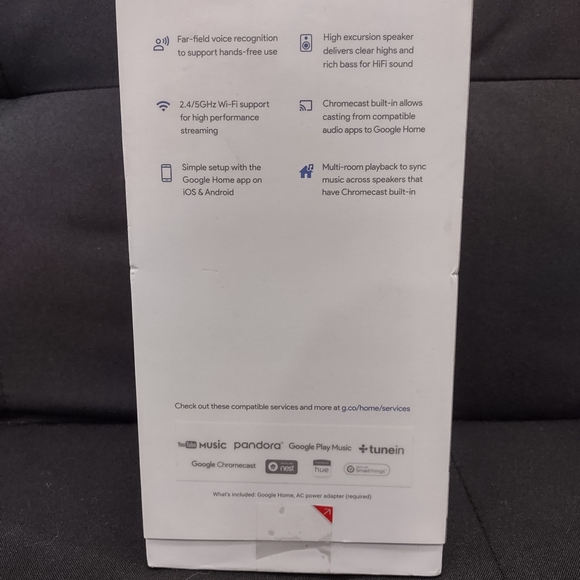 Google Home Voice-Activated speaker by Google - Picture 2 of 5
